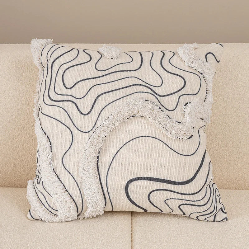 Moroccan Tufted Pillow Cover