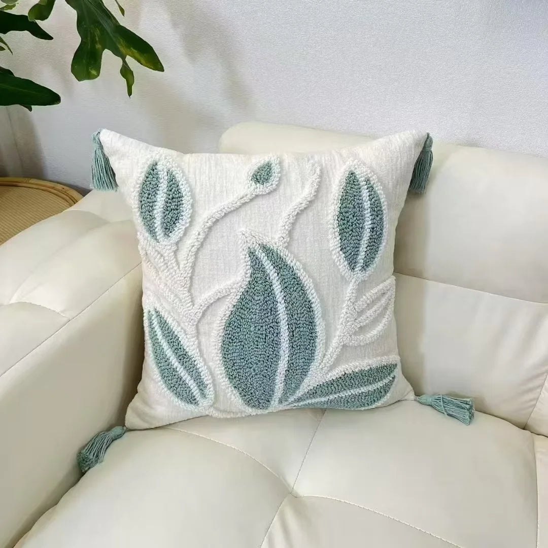 Tufted Tassel Cushion Cover