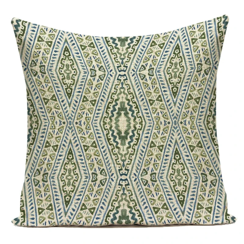 Farmhouse Boho Mandala Pillow Cover