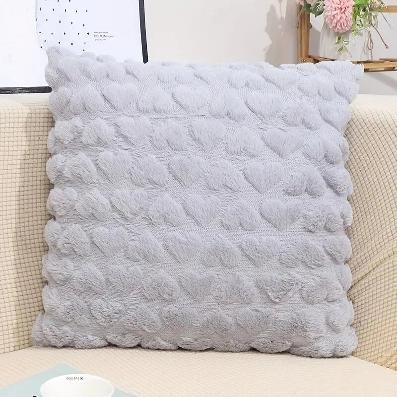 Love Plush Valentine Pillow Cover