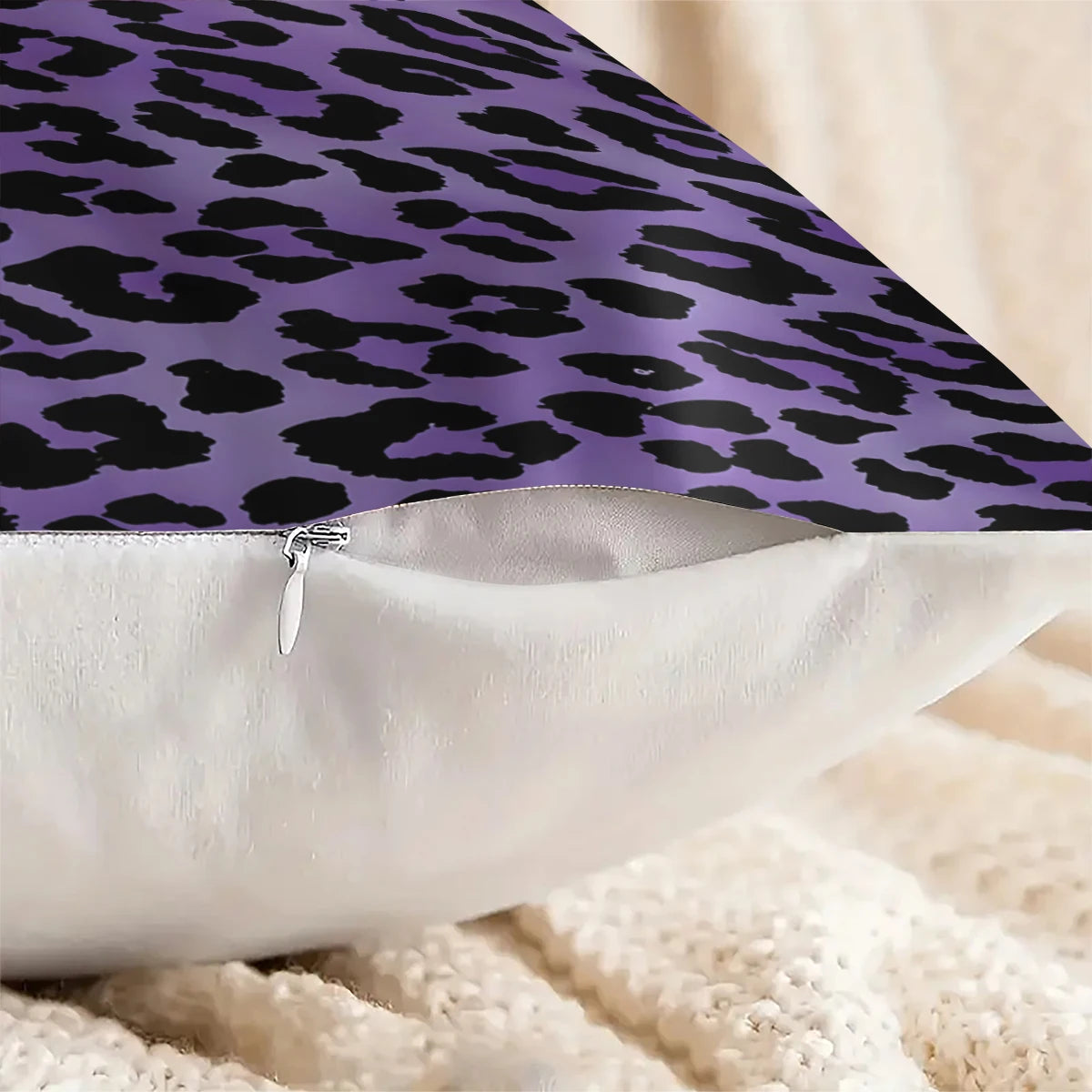 Brown Leopard Print Pillow