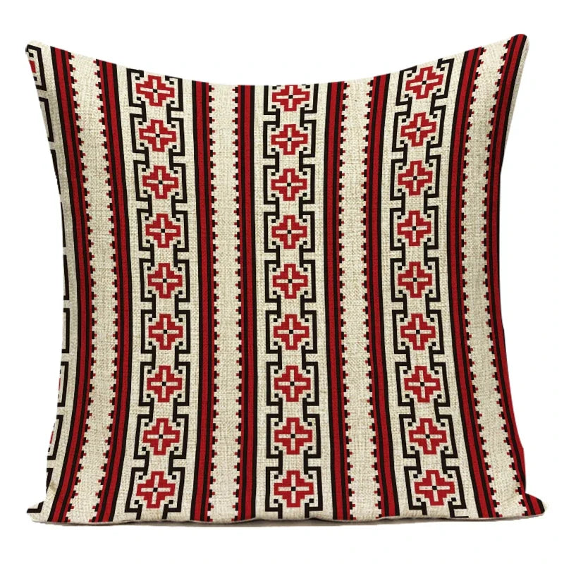 Farmhouse Boho Mandala Pillow Cover
