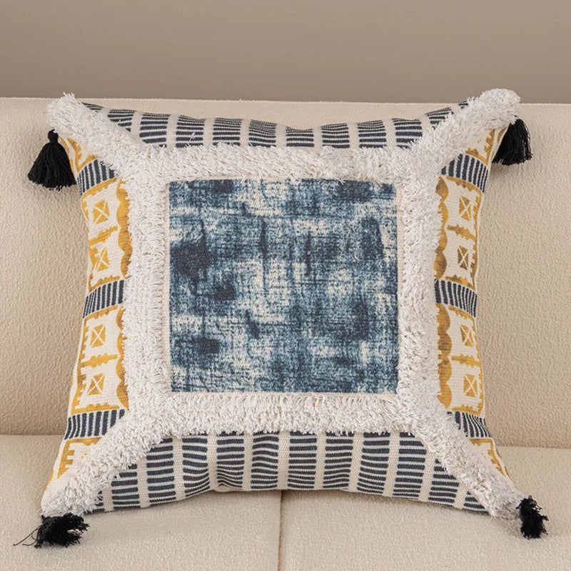 Moroccan Tufted Pillow Cover