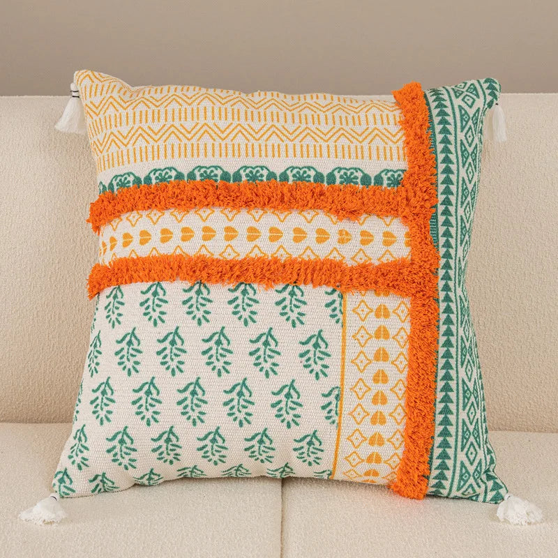 Moroccan Tufted Pillow Cover