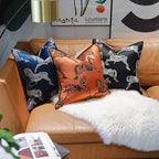 Luxury Horse Silk Pillow Cover