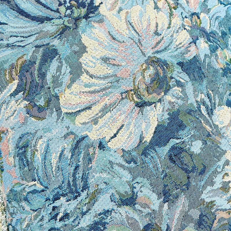 Countryside Floral Fringe Pillow Cover