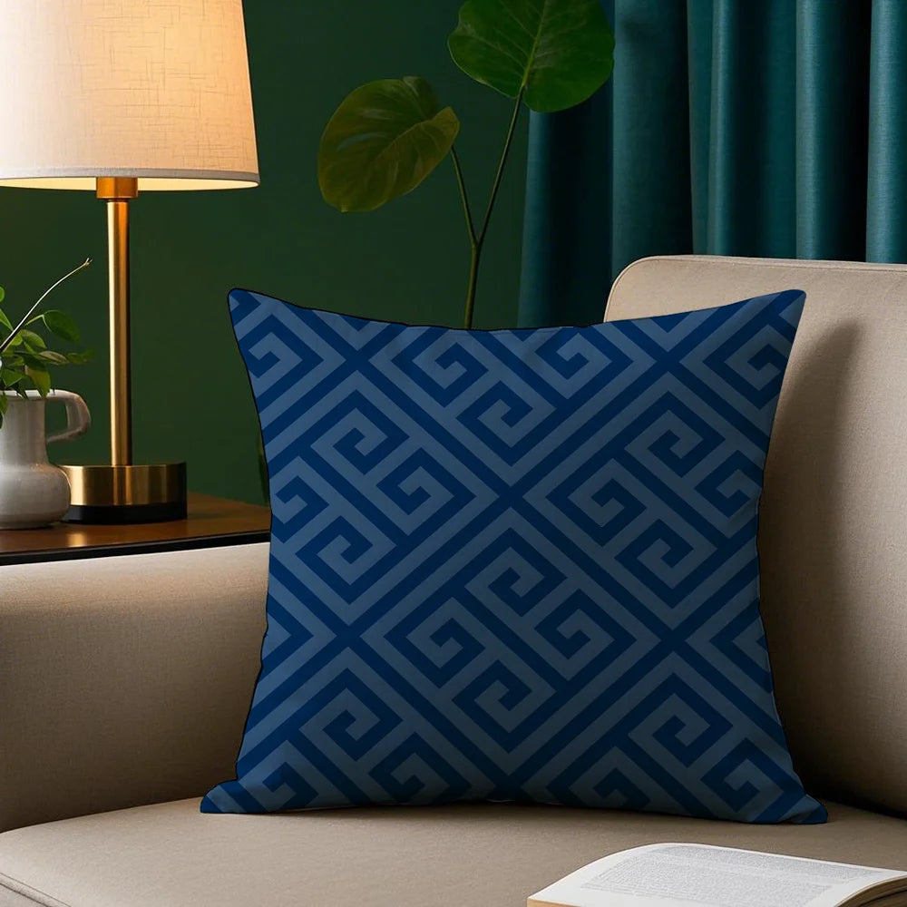 Classic Plaid Stripe Pillow Cover