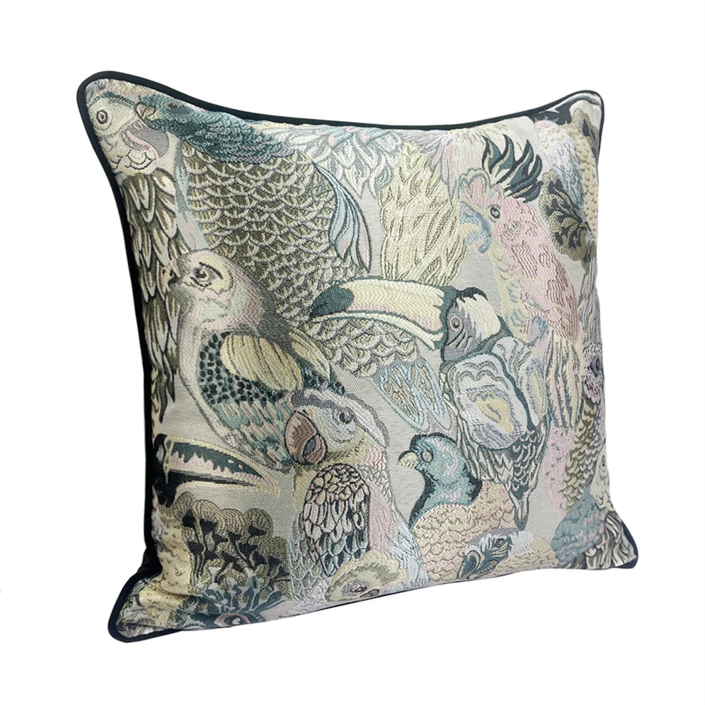 Toco Toucan Bird Jacquard Pillow Cover