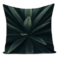Tropical Green Leaves Pillow Cover