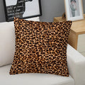 Brown Leopard Print Pillow