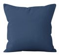 Blue pillow on a white background