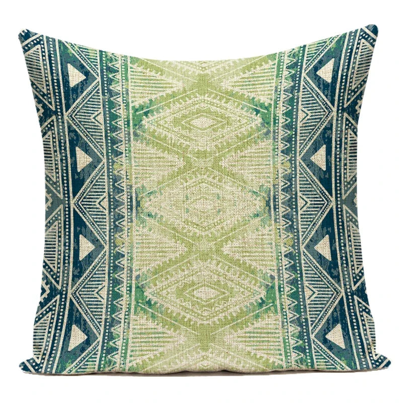 Farmhouse Boho Mandala Pillow Cover