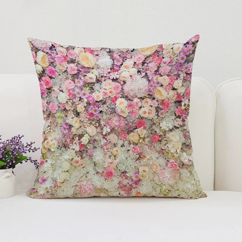 Mulberry Floral Luxury Pillow Cover