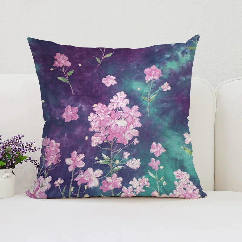 Mulberry Floral Luxury Pillow Cover