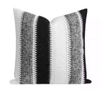 Modern Black White Decorative Pillow Cover