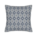 Blue Geometric Doodles Pillow Cover