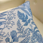 Rainforest Chenille Plant Pillow Cover