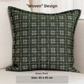 Retro Floral Wool Blend Pillow