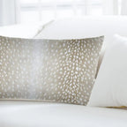 Antelope Print Cotton Pillow Cover