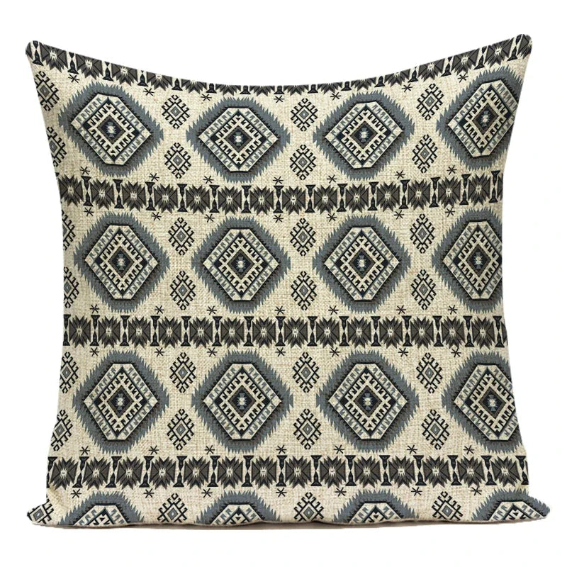 Farmhouse Boho Mandala Pillow Cover