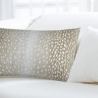 Antelope Print Cotton Pillow Cover