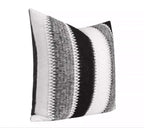 Modern Black White Decorative Pillow Cover
