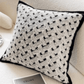 Black White Grid Pillow Cover - Pillow Bay
