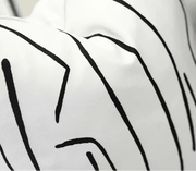 Black White Nordic Linen Pillow Cover - Pillow Bay – image 5
