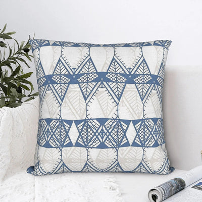 Blue Geometric Doodles Pillow Cover - Pillow Bay