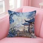 Chinese Painting Cushion Cover Pillow - Pillow Bay