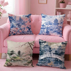 Chinese Painting Cushion Cover Pillow - Pillow Bay