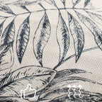 Chinoiserie Grey Floral Pillow Cover - Pillow Bay