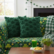 Clover Shamrock Pillow Cover Green - Pillow Bay – image 4
