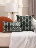 Custom Colorful Geometric Printed Decorative Throw Pillow Cover - Pillow Bay