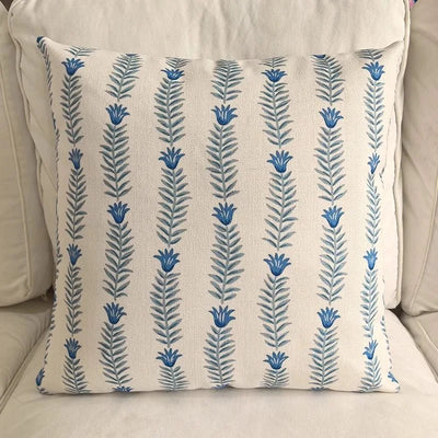 Double-Sided Floral Linen Pillow Cover - Pillow Bay