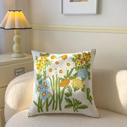 Embroidered Cotton Canvas Pillow Cover - Pillow Bay – image 3
