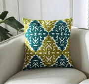 Ethnic Embroidered Cotton Pillow Cover - Pillow Bay – image 1