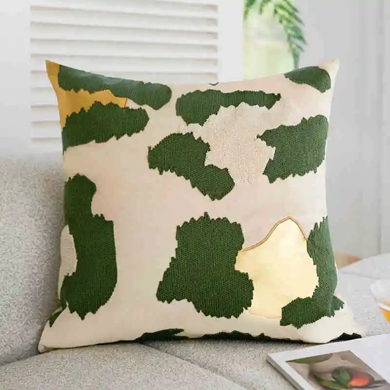 Floral Embroidered Retro Pillow Cover - Pillow Bay