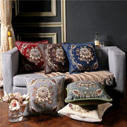 Floral Jacquard Mirror Pillow Cover - Pillow Bay – image 2
