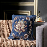 Floral Jacquard Mirror Pillow Cover - Pillow Bay – image 1