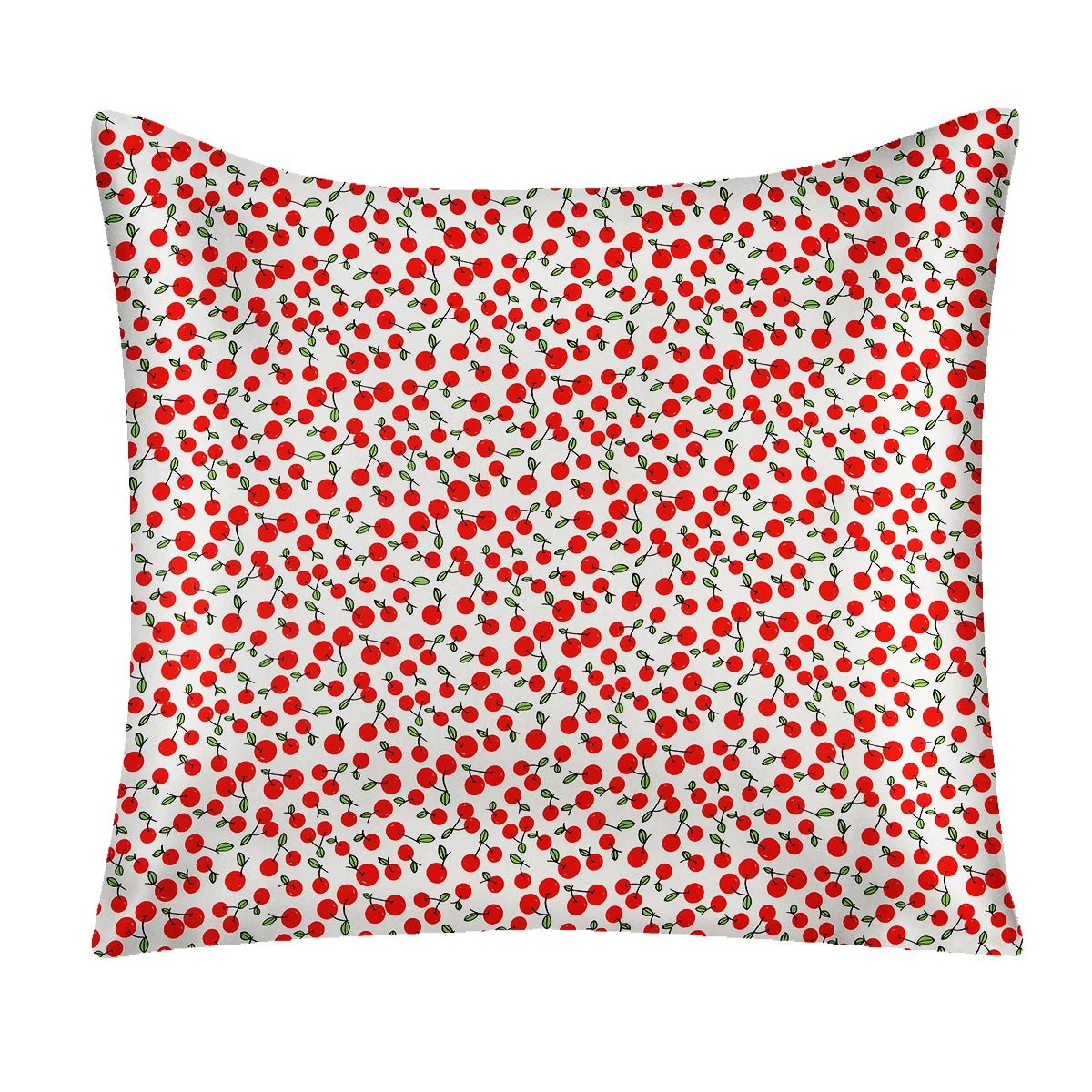 Floral Silk Pillowcase Double Sided - Pillow Bay
