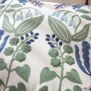 Floral Swallow Embroidered Pillow Cover - Pillow Bay – image 2