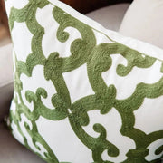 Geometric Embroidered Velvet Pillow Cover - Pillow Bay – image 5