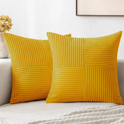 Green Corduroy Striped Pillow Cover - Pillow Bay – image 12
