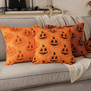 Halloween Pumpkin Plush Pillow Cover - Pillow Bay – image 5