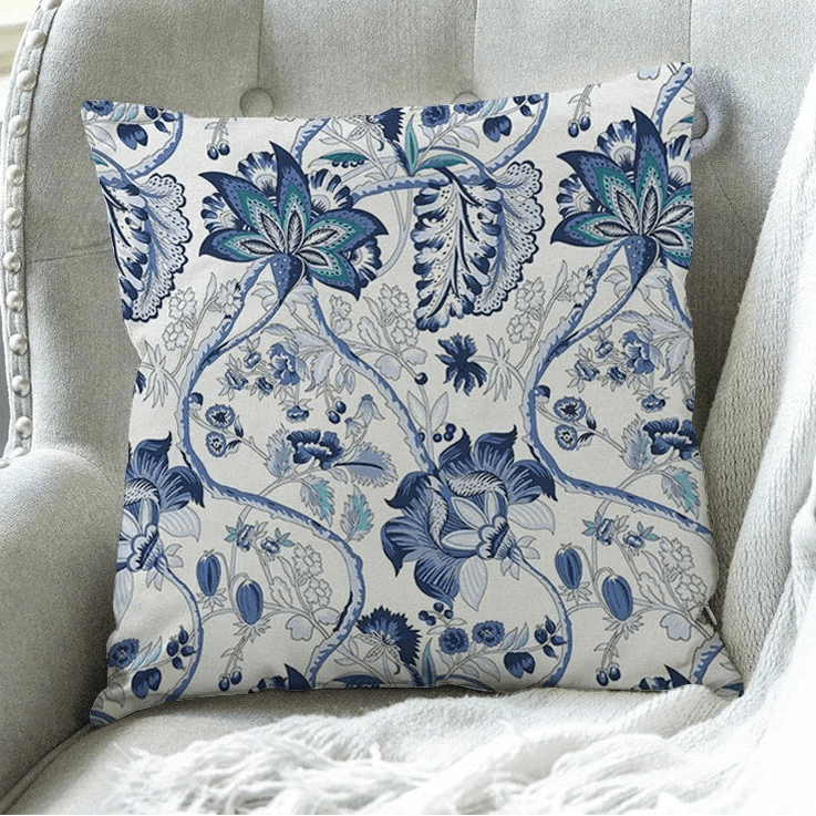 Hampton Floral Pillow Cover - Pillow Bay