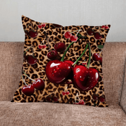 Leopard Cherry Star Pillow Cover - Pillow Bay – image 5