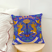 Leopard Tiger Symmetry Pillow Cover - Pillow Bay – image 1