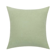 Linen Embroidered Leaves Cushion Cover - Pillow Bay – image 1