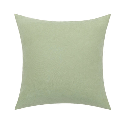 Linen Embroidered Leaves Cushion Cover - Pillow Bay
